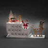 Discount Konstsmide Adventskalender Met Arreslee (Op Batterij Met Timer) (45X31,6 Cm) (3 Led)