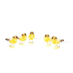 Discount Konstsmide Kerstlichtsnoer Vogels (40 Led) (5 Vogels) (Geel)