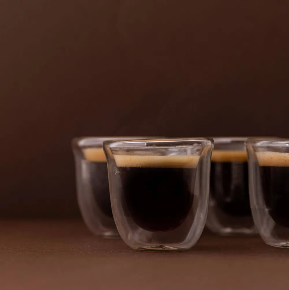 Best La Cafetière La Cafetiere Glas (Dubbelwandig) (110 Ml) (Set Van 4)