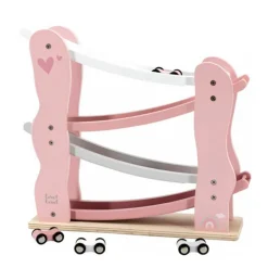 Wood Houten Auto Glijbaan Roze|Label Label Cheap