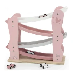 Wood Houten Auto Glijbaan Roze|Label Label Cheap