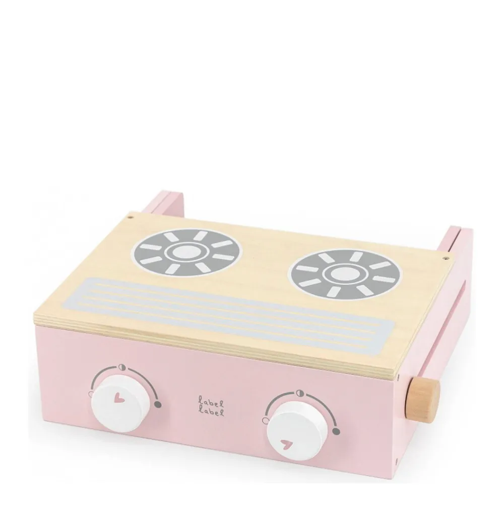 Wood Houten Kookfornuis Met Accessoires Roze|Label Label Discount