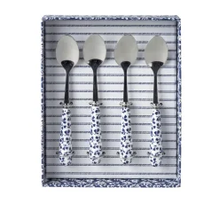 New Laura Ashley Giftset Blueprint Collectables Theelepels (Set Van 4)