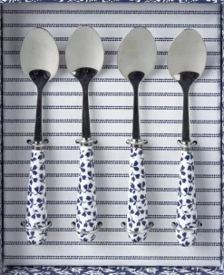 New Laura Ashley Giftset Blueprint Collectables Theelepels (Set Van 4)