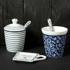 New Laura Ashley Giftset Blueprint Collectables Theelepels (Set Van 4)