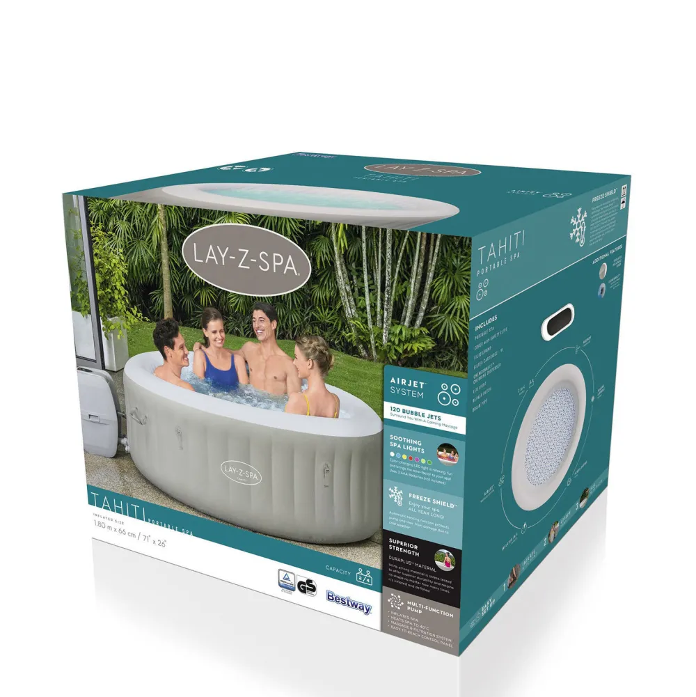 Opblaasbare Jacuzzi Tahiti (O180 Cm)|Lay-Z-Spa Outlet