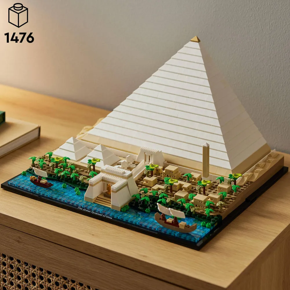 Architecture Grote Piramide Van Gizeh 21058|LEGO Online