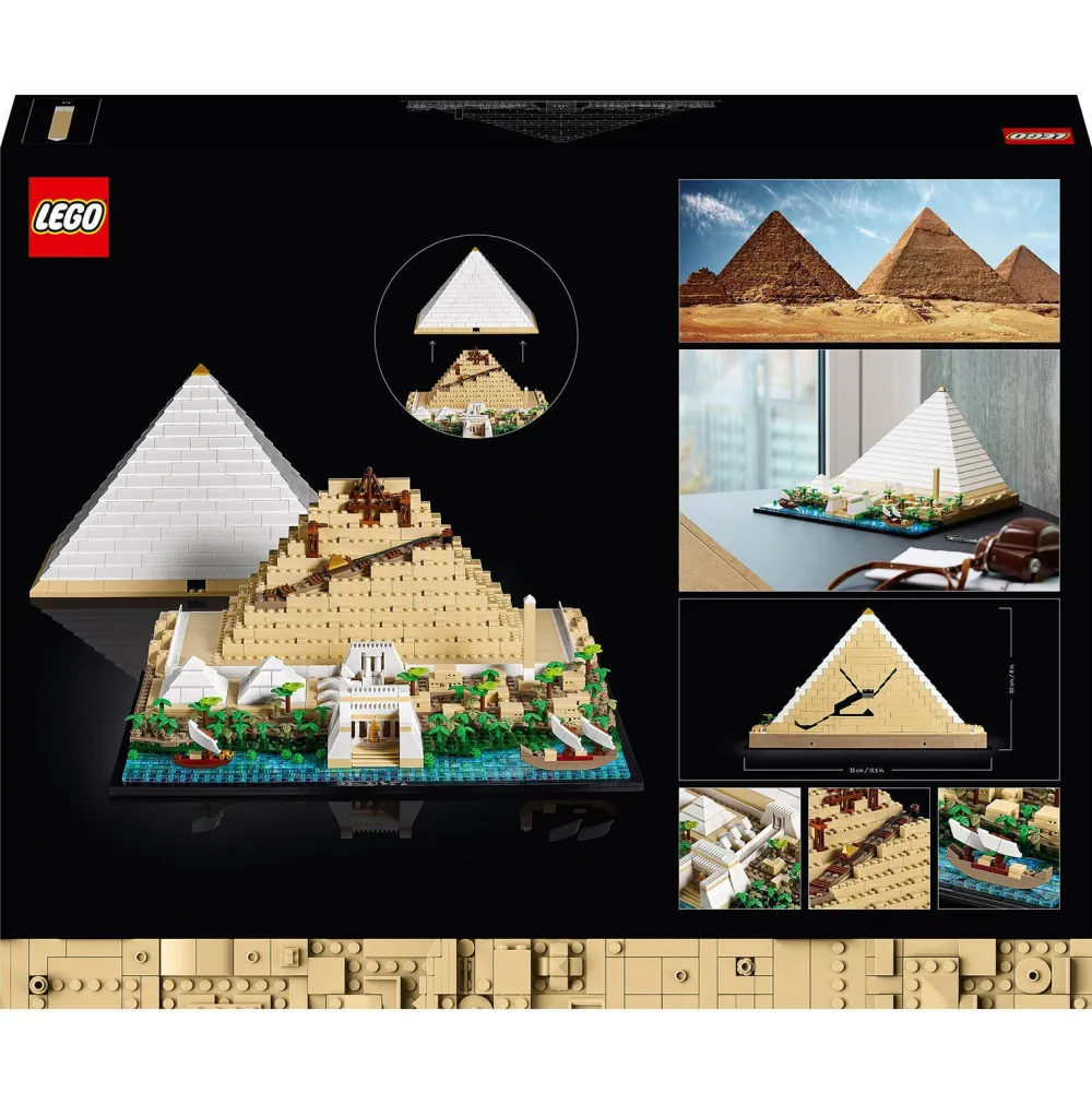 Architecture Grote Piramide Van Gizeh 21058|LEGO Online