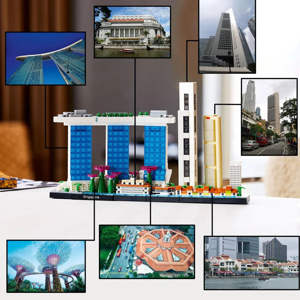 Architecture Skyline Verzamelmodel Van Singapore 21057|LEGO Shop
