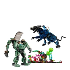 Avatar Neytiri & Thanator Vs. Amp Suit Quaritch 75571|LEGO Hot