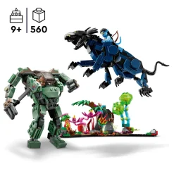 Avatar Neytiri & Thanator Vs. Amp Suit Quaritch 75571|LEGO Hot