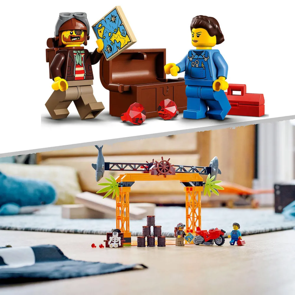 City De Haaiaanval Stuntuitdaging 60342|LEGO Best