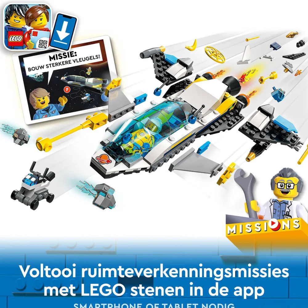 City Ruimteschip Voor Verkenningsmissies Op Mars 60354|LEGO New