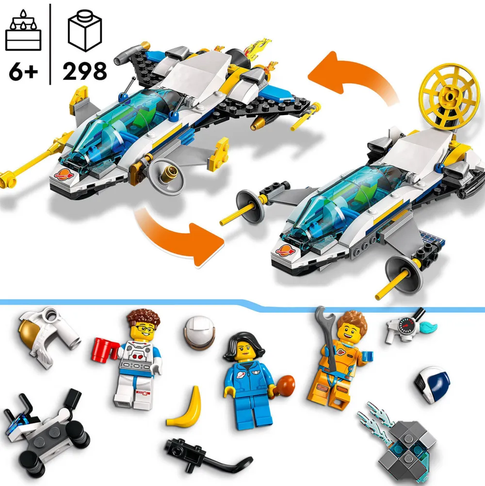 City Ruimteschip Voor Verkenningsmissies Op Mars 60354|LEGO New