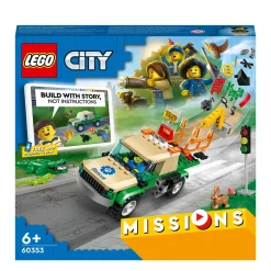 City Wilde Dieren Reddingsmissies 60353|LEGO New