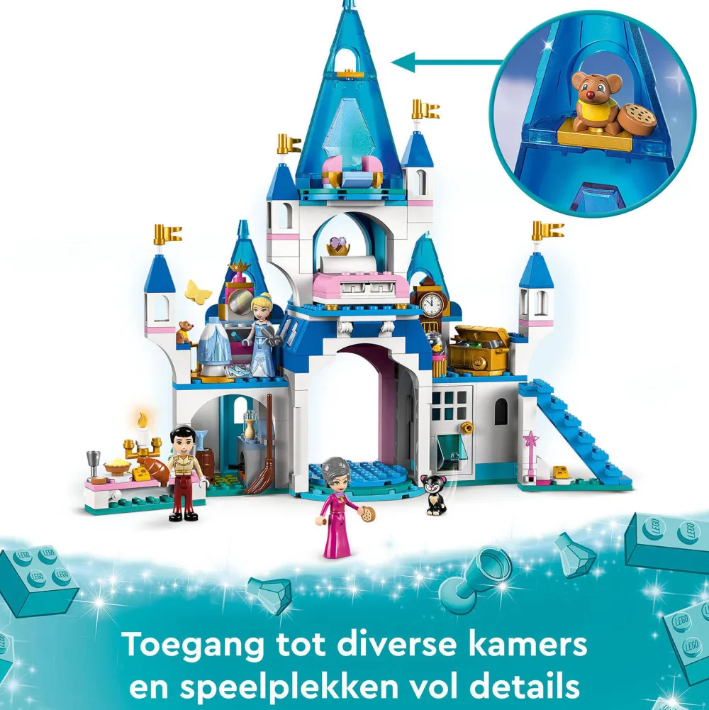Disney Princess Het Kasteel Van Assepoester En De Knappe Prins 43206|LEGO Flash Sale