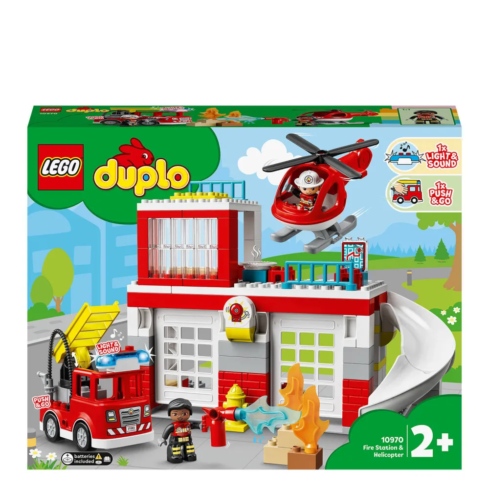 Duplo Brandweerkazerne & Helikopter 10970|LEGO Clearance