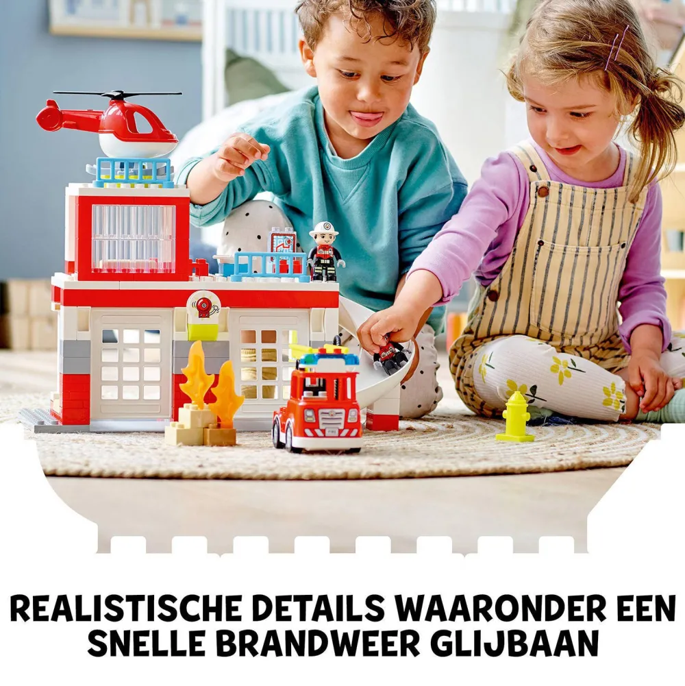 Duplo Brandweerkazerne & Helikopter 10970|LEGO Clearance