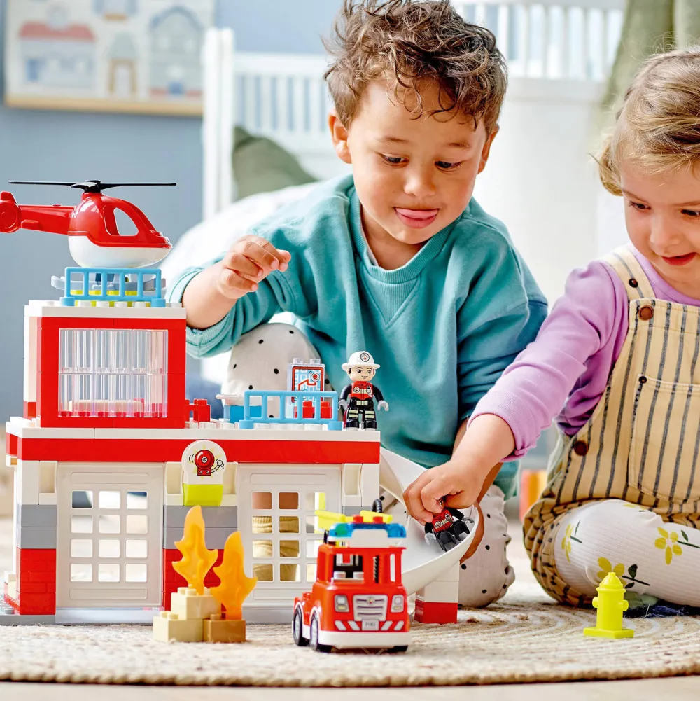 Duplo Brandweerkazerne & Helikopter 10970|LEGO Clearance