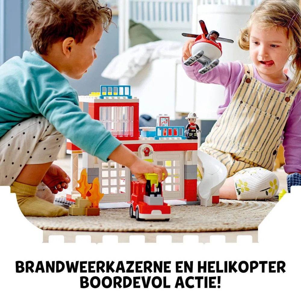 Duplo Brandweerkazerne & Helikopter 10970|LEGO Clearance