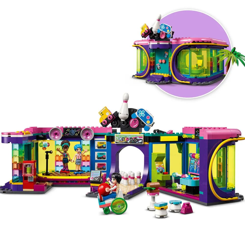 Friends Rolschaatsdisco Speelhal 41708|LEGO Shop