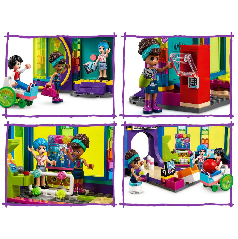 Friends Rolschaatsdisco Speelhal 41708|LEGO Shop
