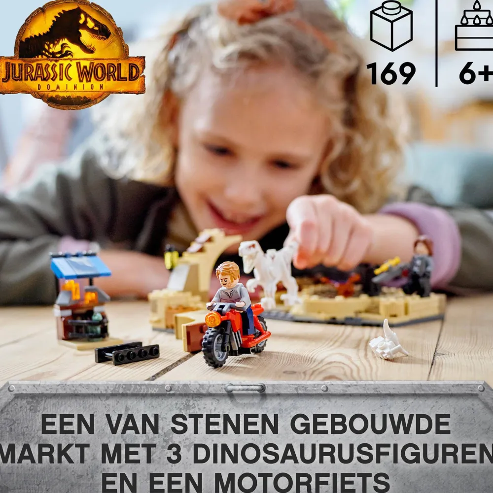 Jurassic World Atrociraptor Dinosaurus Motorachtervolging 76945|LEGO Best Sale
