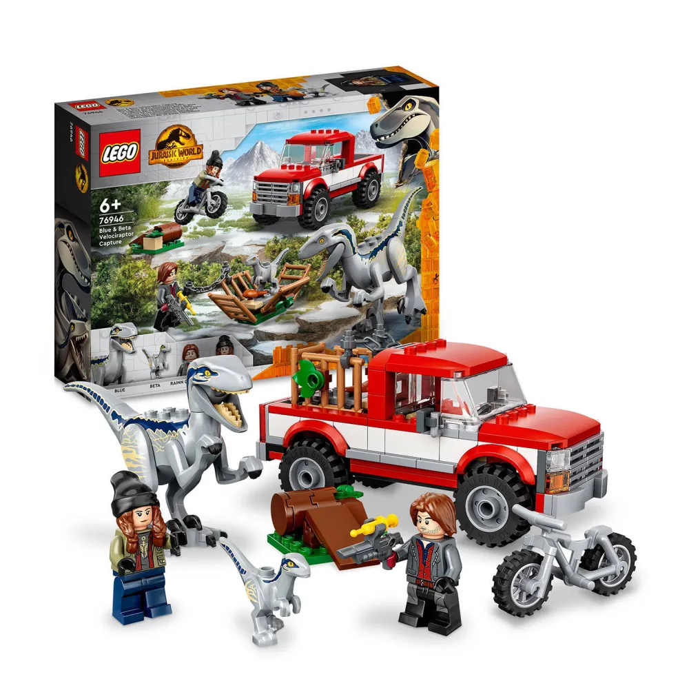 Jurassic World Blue & Beta Velociraptorvangst 76946|LEGO Clearance