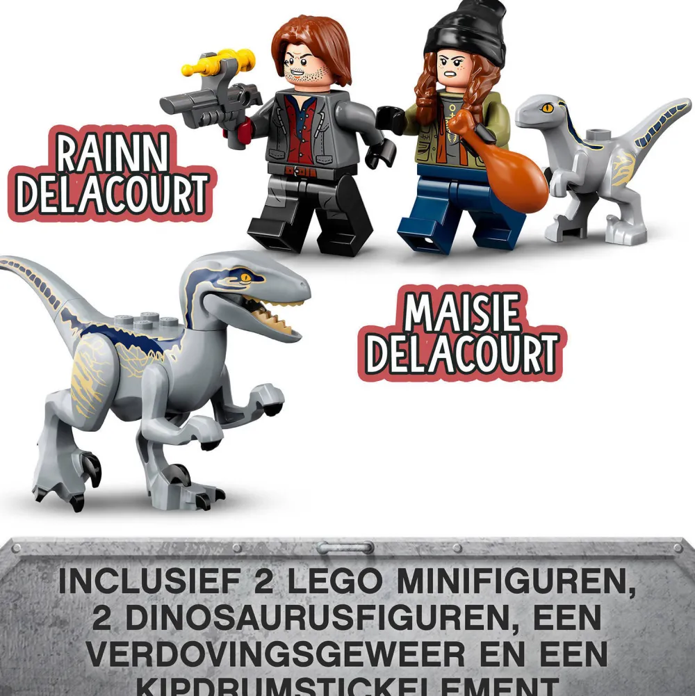 Jurassic World Blue & Beta Velociraptorvangst 76946|LEGO Clearance