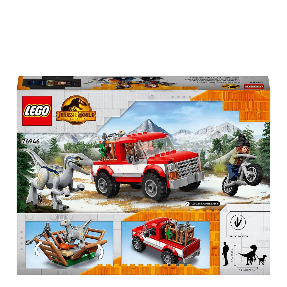 Jurassic World Blue & Beta Velociraptorvangst 76946|LEGO Clearance