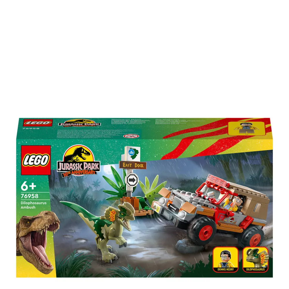 Jurassic World Dilophosaurus Hinderlaag 76958|LEGO Store