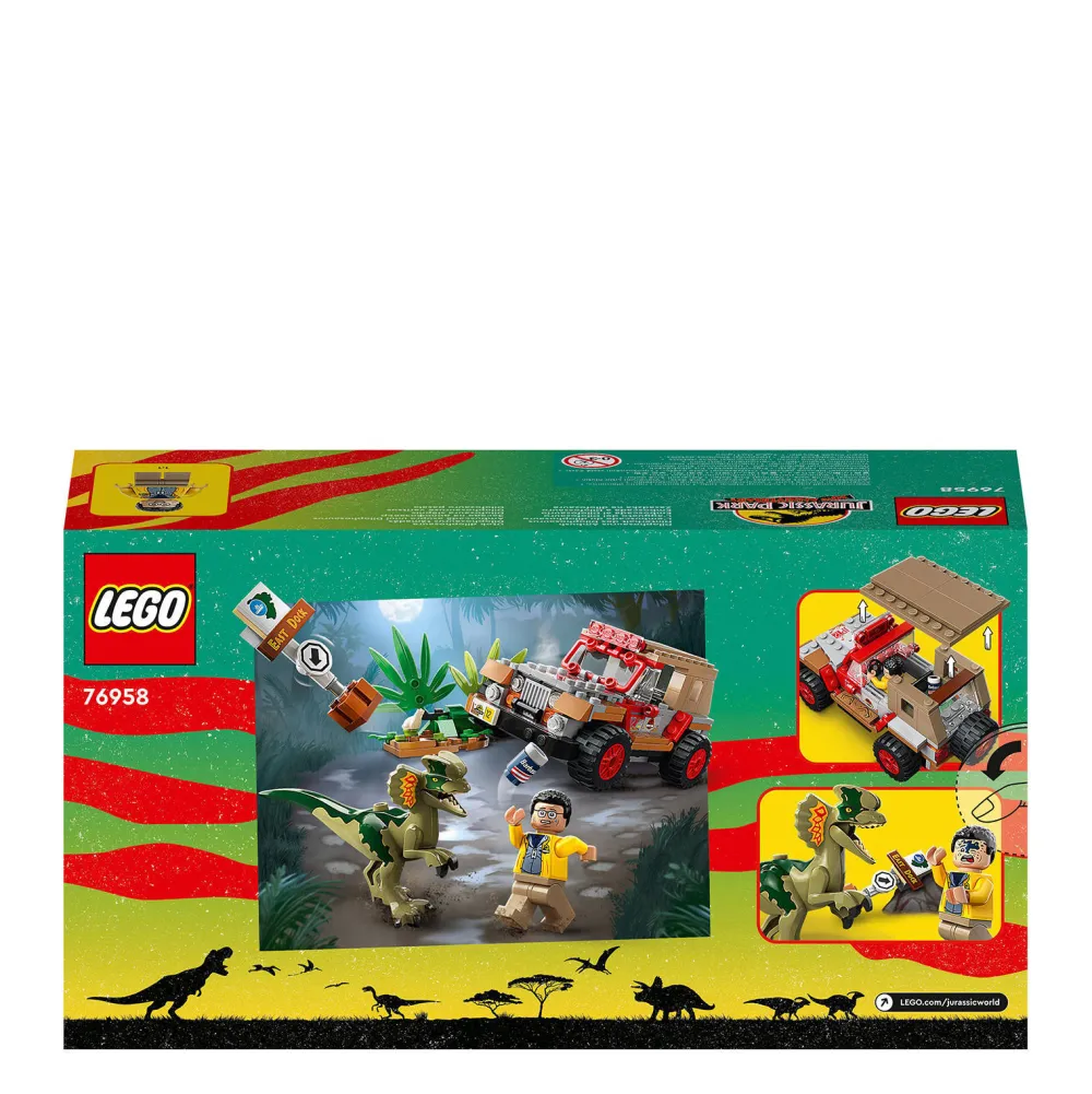 Jurassic World Dilophosaurus Hinderlaag 76958|LEGO Store