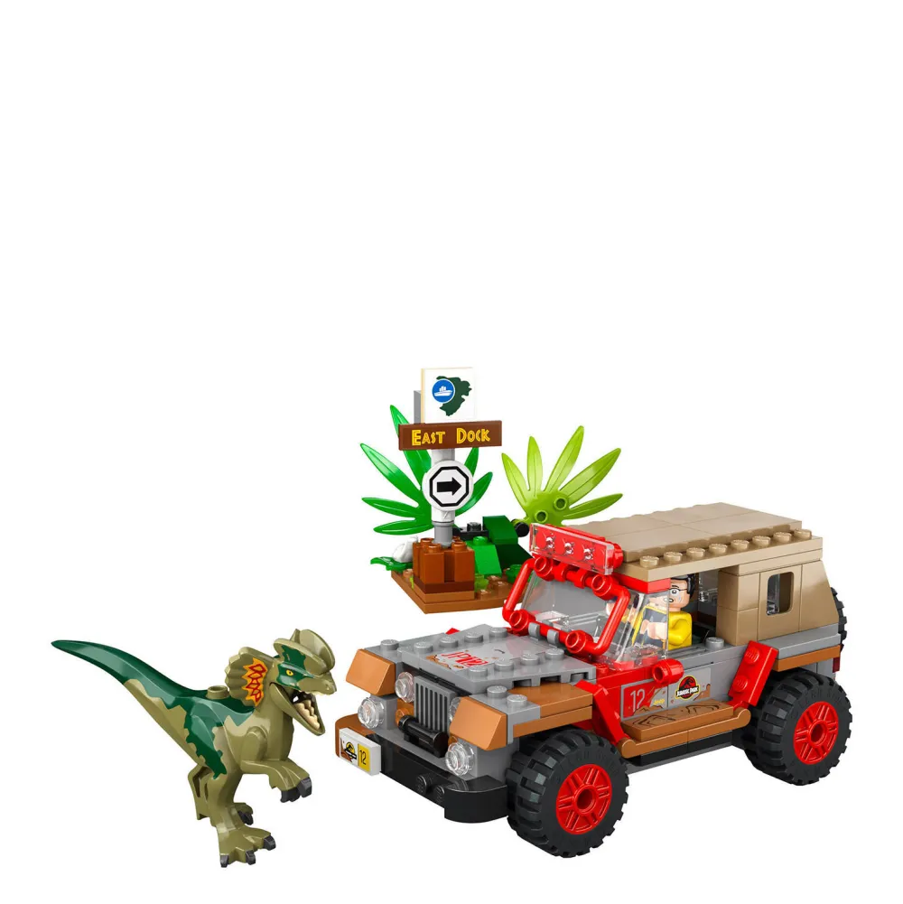 Jurassic World Dilophosaurus Hinderlaag 76958|LEGO Store
