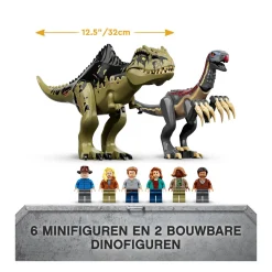 Jurassic World Giganotosaurus & Therizinosaurus Aanval 76949|LEGO Shop