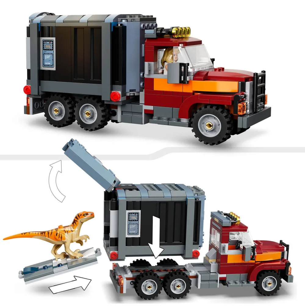 Jurassic World T. Rex & Atrociraptor Dinosaurus Ontsnapping 76948|LEGO Store