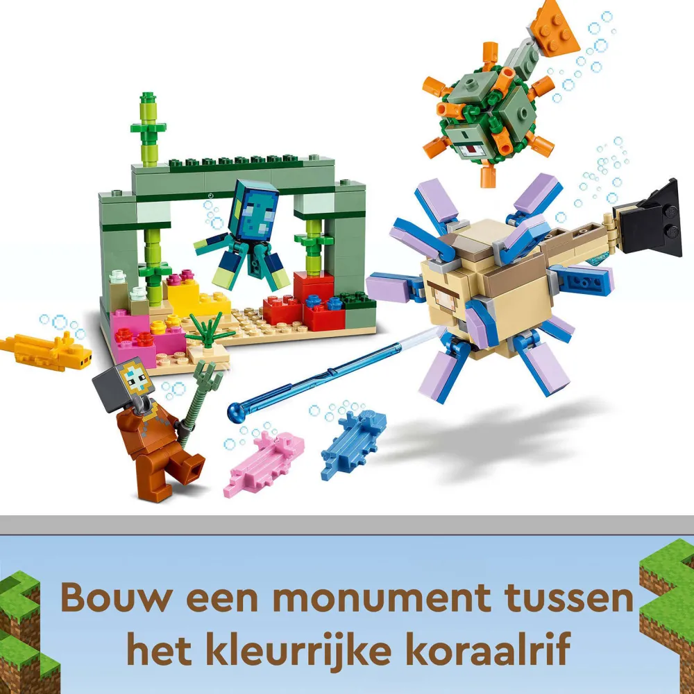 Minecraft De Bewakersstrijd 21180|LEGO Best