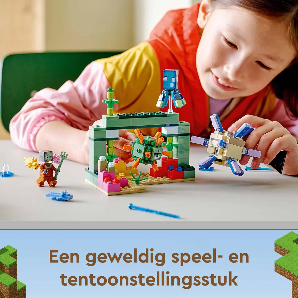 Minecraft De Bewakersstrijd 21180|LEGO Best
