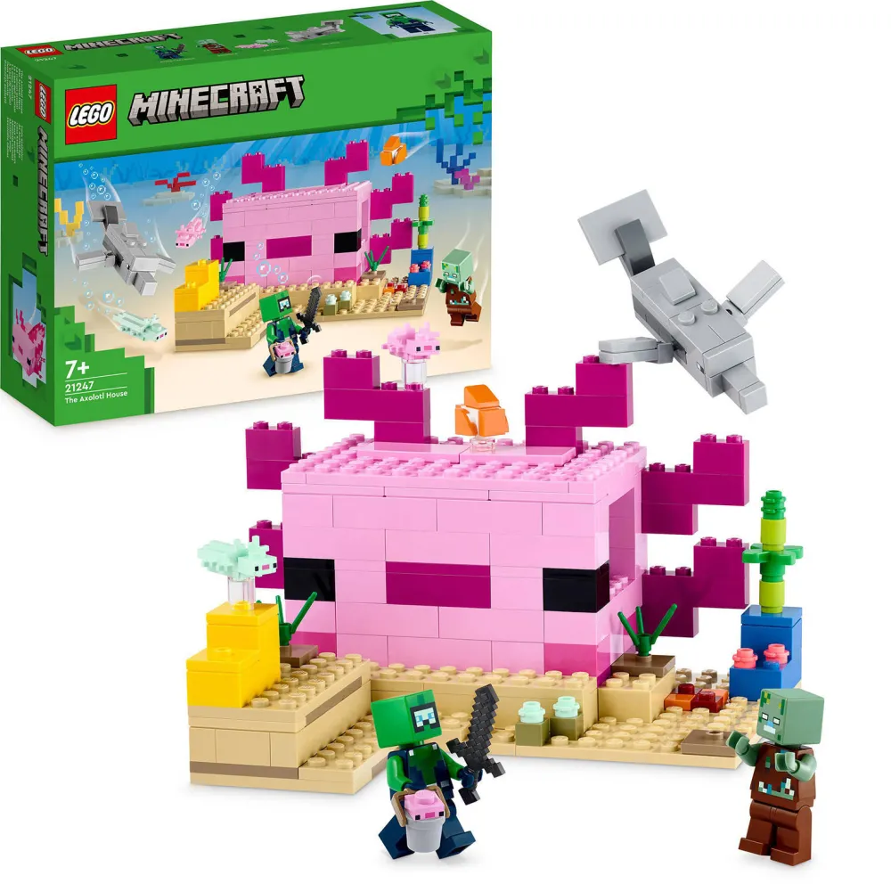 Minecraft Het Axolotlhuis 21247|LEGO Cheap