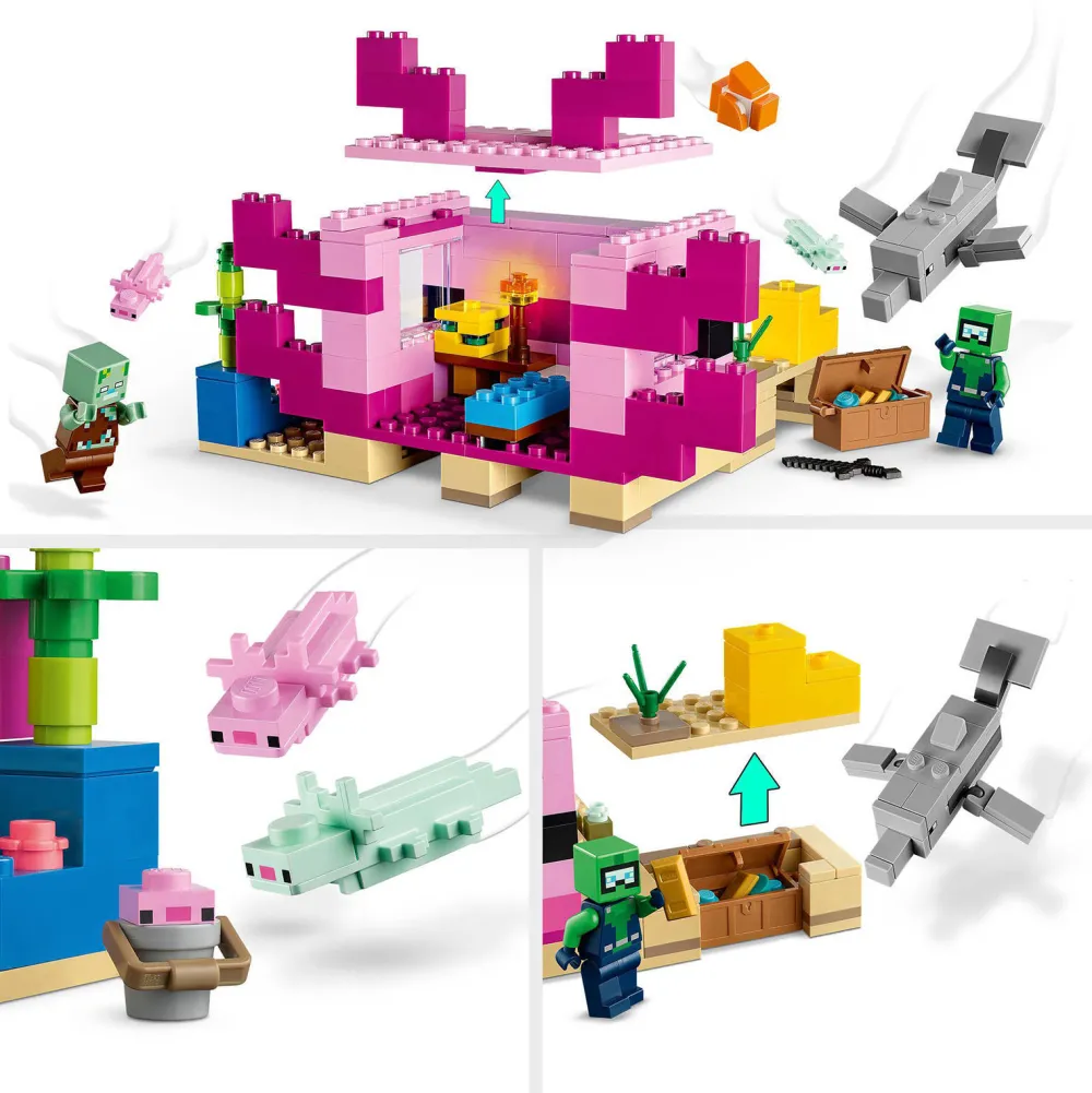 Minecraft Het Axolotlhuis 21247|LEGO Cheap