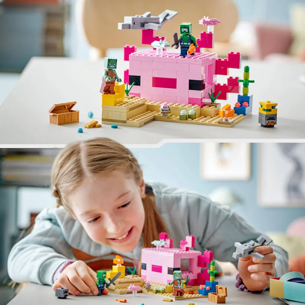 Minecraft Het Axolotlhuis 21247|LEGO Cheap