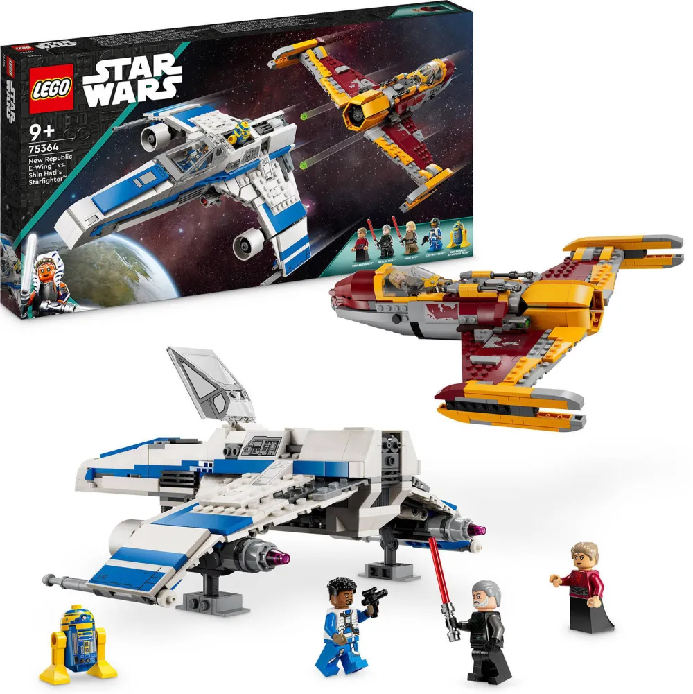 Star Wars New Republic E-Wing Vs. Shin Hati'S Starfighter 75364|LEGO Fashion