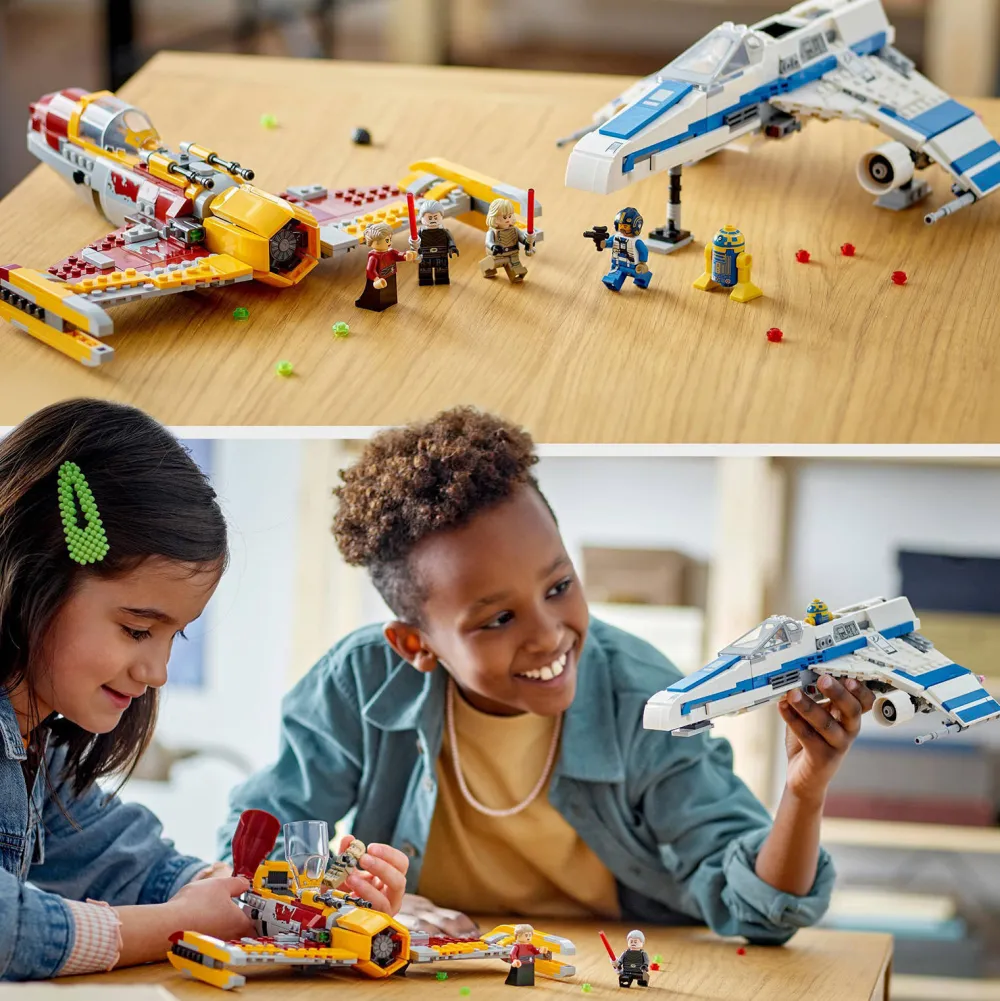 Star Wars New Republic E-Wing Vs. Shin Hati'S Starfighter 75364|LEGO Fashion