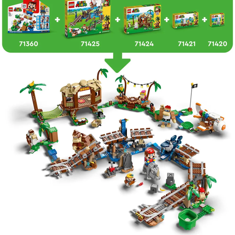 Super Mario Uitbreidingsset: Dixie Kongs Jungleshow 71421|LEGO Store