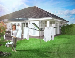 Best Sale Leifheit Droogmolen Linomatic Plus 600 Incl. Bodemhuls - 60 M