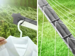Best Sale Leifheit Droogmolen Linomatic Plus 600 Incl. Bodemhuls - 60 M