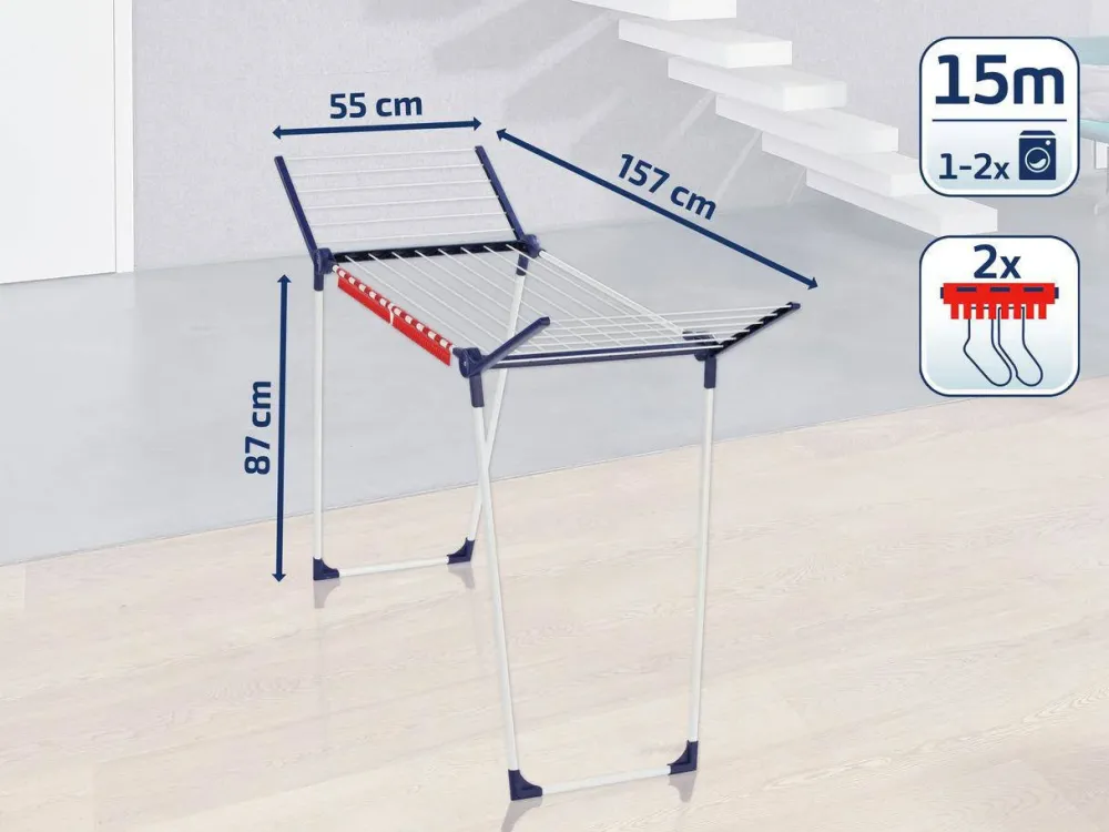 Cheap Leifheit Droogrek Pegasus 150 Solid Slim - 15 M Drooglengte