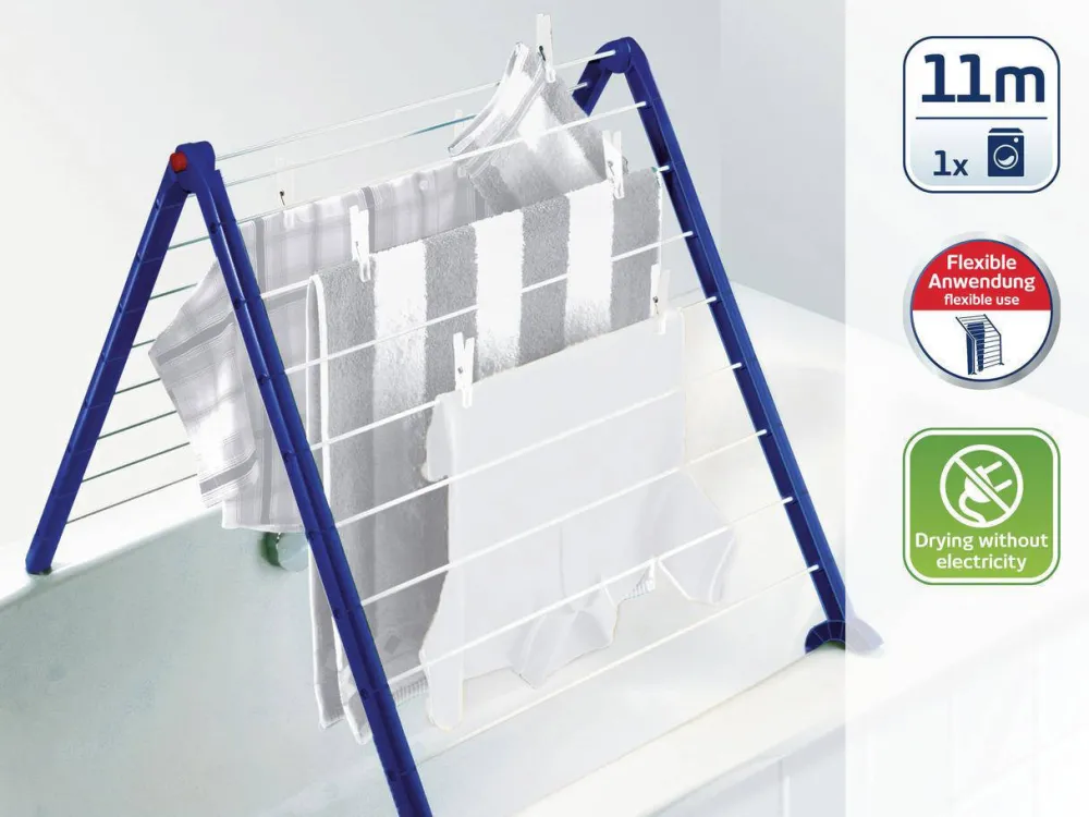 Online Leifheit Droogrek Pegasus 110 Bad - 11M Drooglengte