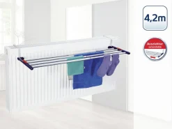 Hot Leifheit Hangend Droogrek Quartett 42 Uitschuifbaar Aluminium - 4,2 M Drooglengte