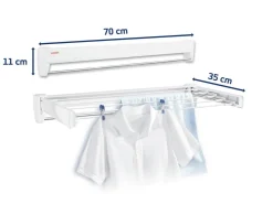 Cheap Leifheit Wanddroogrek Telegant 81 Protect Plus - 8,1 M Drooglengte