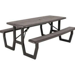 Rough-Cut Opklapbare Picknicktafel|Lifetime Sale